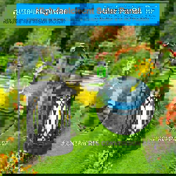 Leaper Solar-Powered Hollow Flame Light for Courtyard