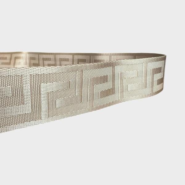 Versace Hobo Medusa Floral Shoulder Bag Beige