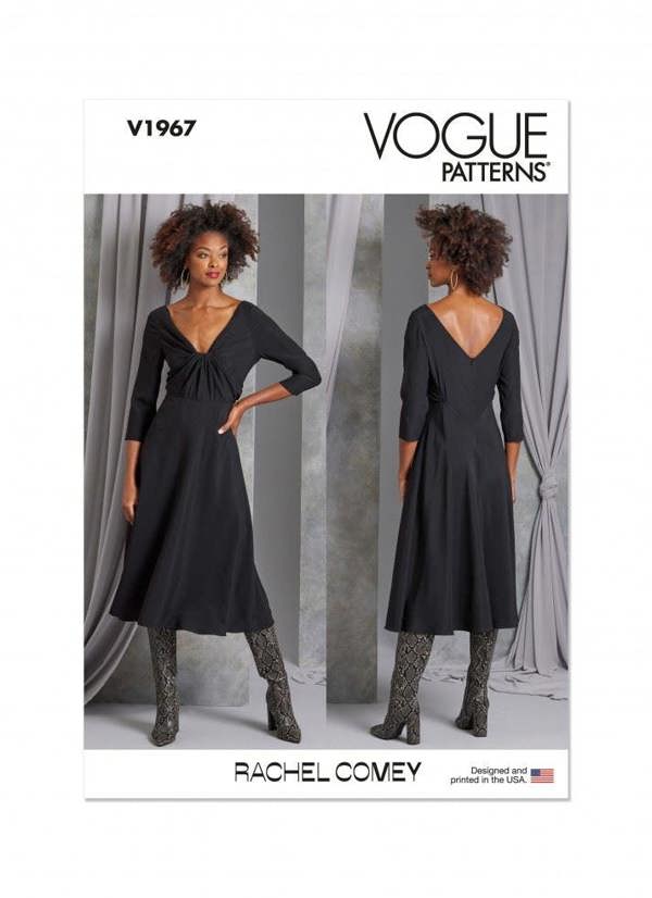 Vogue Sewing Pattern 1967, Dresses for Women, H5 (6-8-10-12-14) - Intermediate