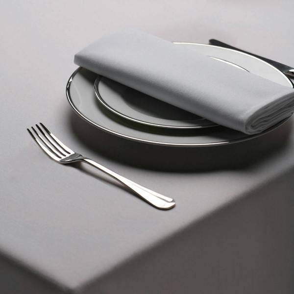 Belledorm Amalfi Round Table Cloth - Grey - 