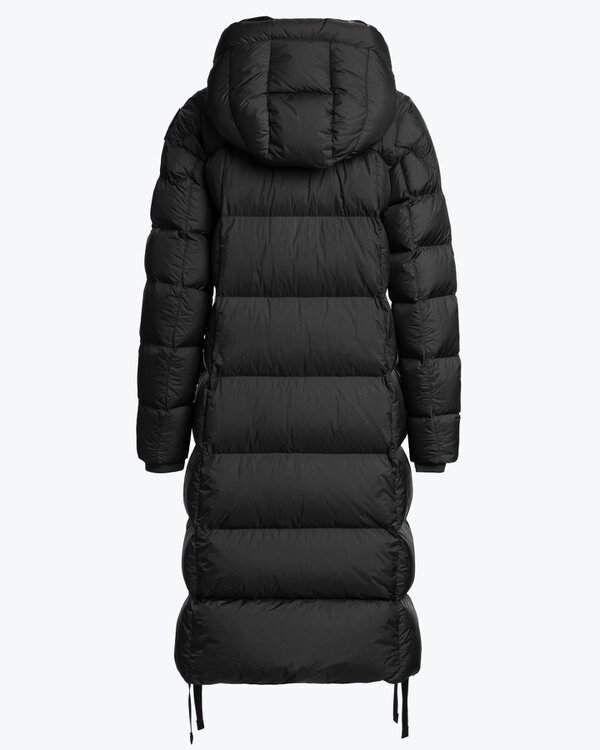 Parajumpers Panda Womens Down Coat with Hood - Black 541