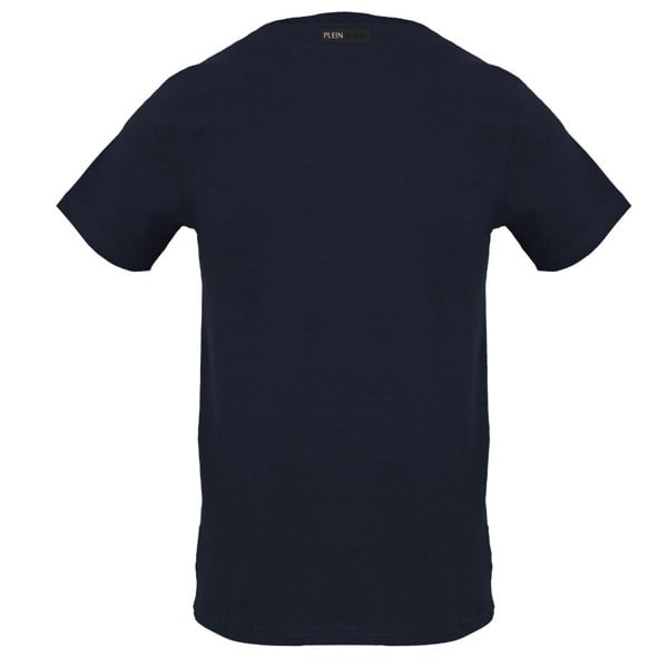 Plein Sport Scratched Logo Navy Blue T-Shirt S