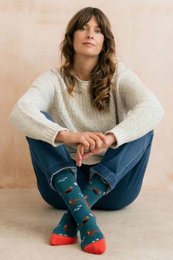Lily & Me Wallace The Walrus Bamboo Ankle Socks