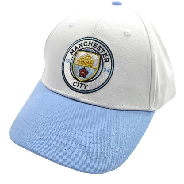 Manchester City FC Contrast Baseball Cap - Sky Blue/White