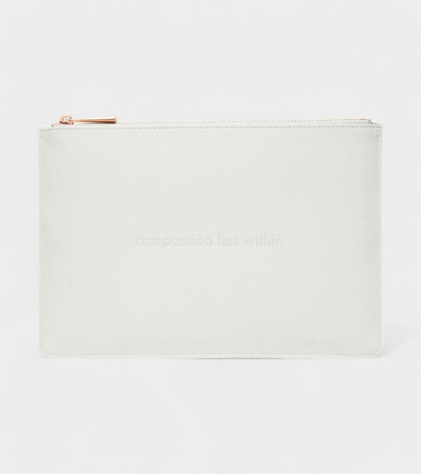 Votch AppleSkin Light Grey & Rose Gold Pouch | Classic Essentials