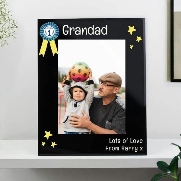 Personalised 'No.One' Frame - alternative angle