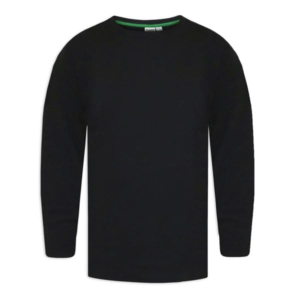 Duke Mens D555 Exeter Thermal Kingsize Long-Sleeved T-Shirt - Black