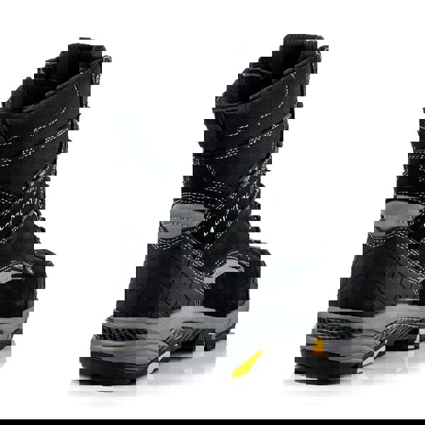 Buckbootz Blastz Tradez Mens High Leg Side Zip Up Safety Boots, black and gray protective footwear with high ankle support and side zipper for safety and convenience.