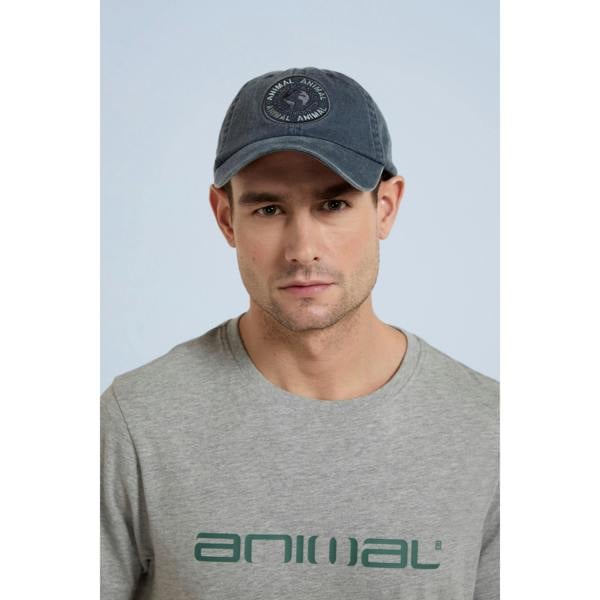 Animal Unisex Adult Luca Patch Organic Baseball Cap - Navy - 