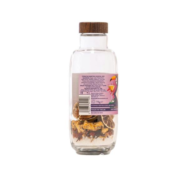Rear of a Natural & Noble Cocktail Kit Showing Ingredients