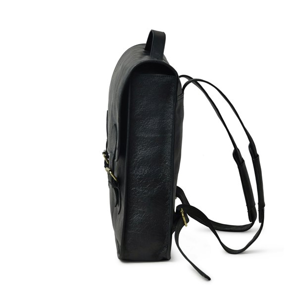 Penny Leather Backpack- Black - DÖTCH CLUB