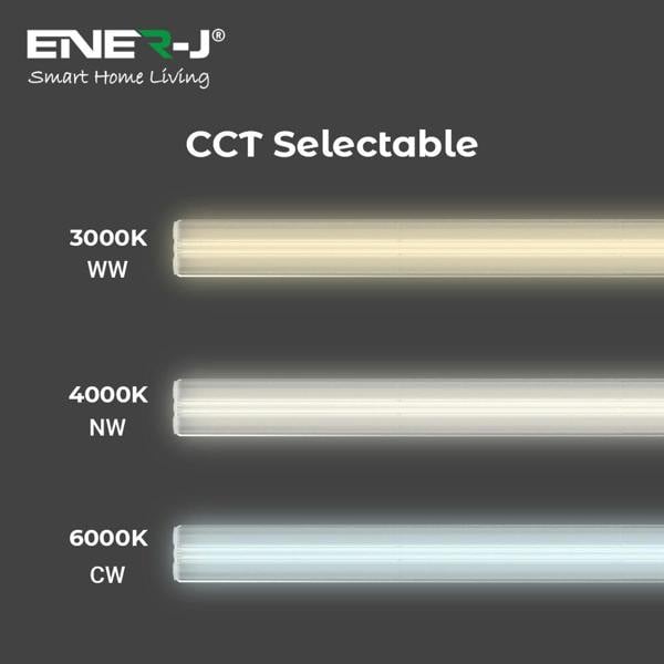 ENER-J LED Linkable Trunking Linear Lights (Supermarket lights), 40W 1.2M, 160LM/WCCT selectable