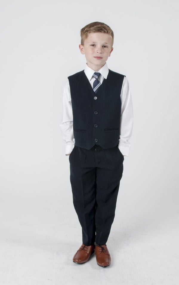 Vivaki Ronnie - Navy Blue 5 Piece Suit