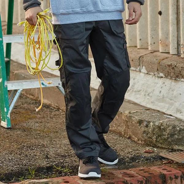 TuffStuff X-Motion Work Trouser with Stretch Panels (725) - Hi-Vis Trousers