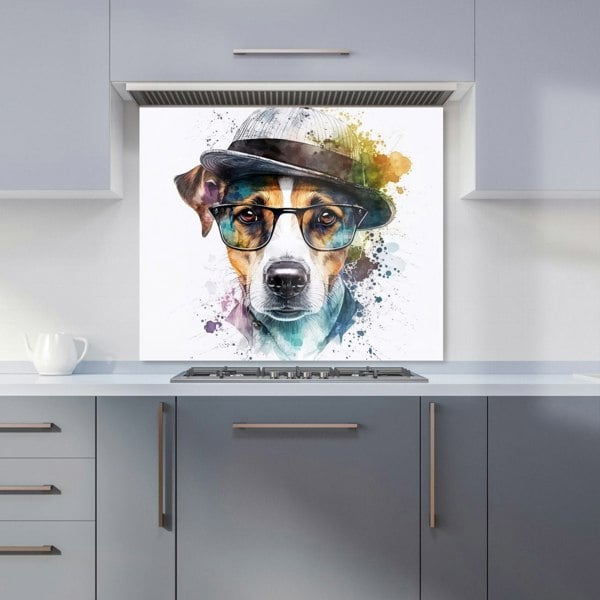 Warren Reed - Designer Jack Russell Dog Splashart Kitchen Splashback