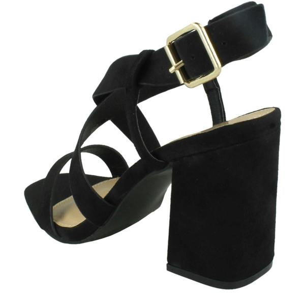 Spot On Ladies Spot On Strappy Heeled Sandals F12011