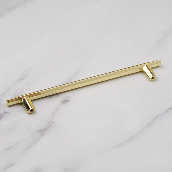 Handle & Home Polished Brass Triangle T-Bars
