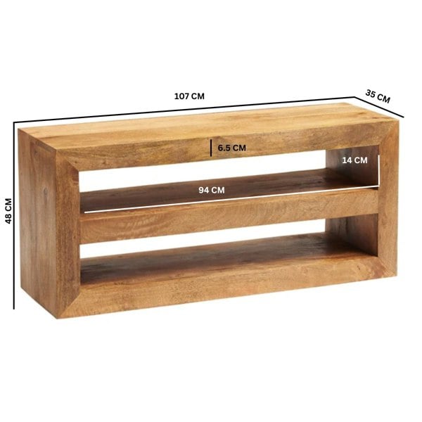IH Design Logan Light Mango Open Media Unit