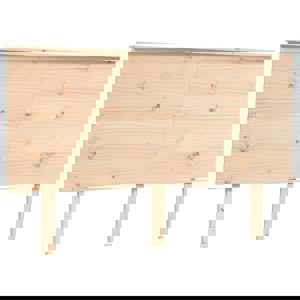 Berkfield Bed Frame with Headboard 120x200 cm Solid Wood