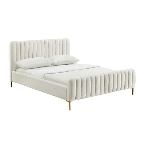 Furniture Edit Angela Cream Bed in UK King Size