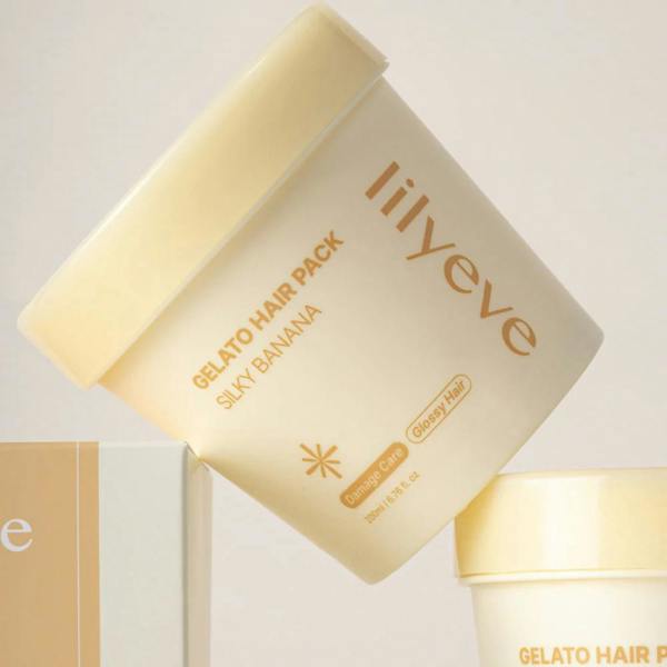 LILYEVE Gelato Hair Pack #Silky Banana 200ml