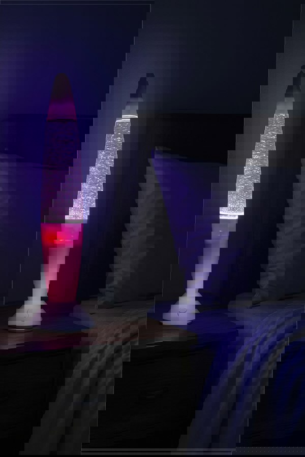 Cheetah Colour Changing Glitter Lamp