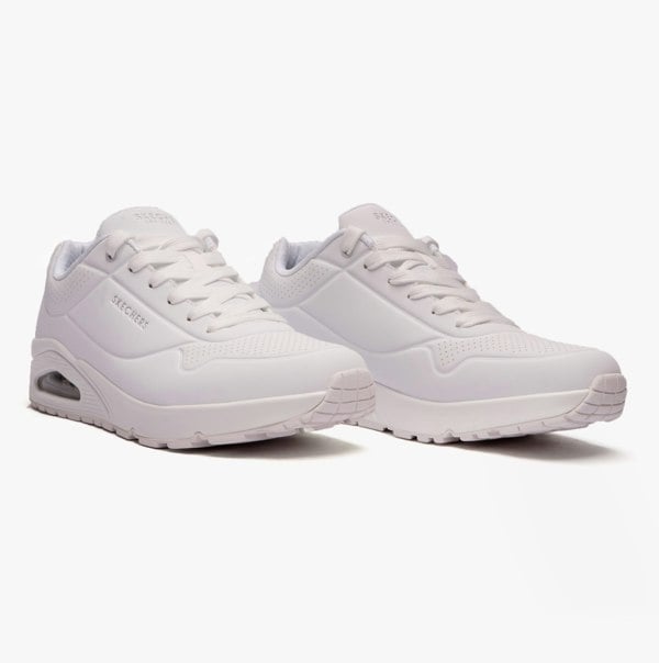 Skechers 52458/W UNO-STAND ON AIR Mens Trainers White