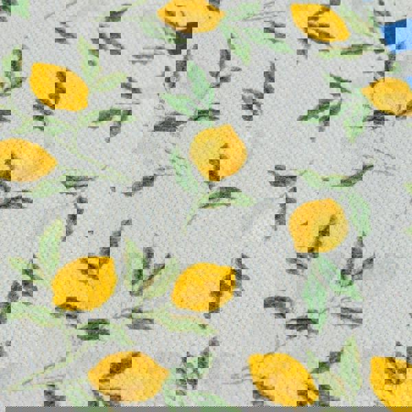 Furn Lemon Placemat (Pack of 4) - Blue/Yellow