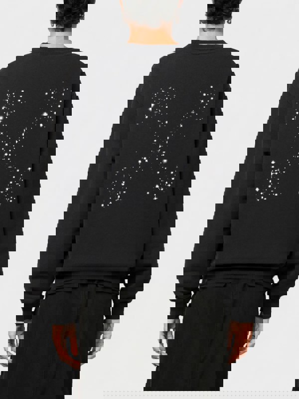Off-White Bling Stars Arrow Regular Crewneck Black
