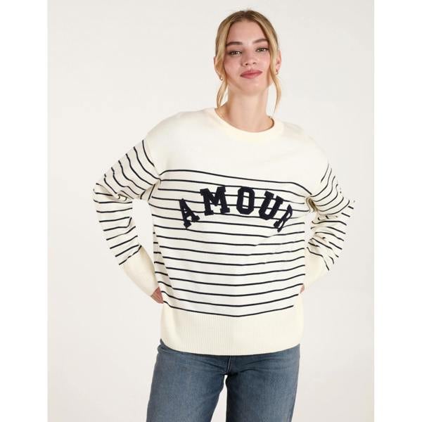 Blue Vanilla Amour Towelling Jumper