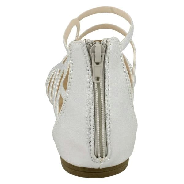 Spot On Ladies Spot On Flat Strappy Sandals F00053