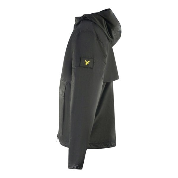 Lyle & Scott Dual Zip Hooded Jacket - Black