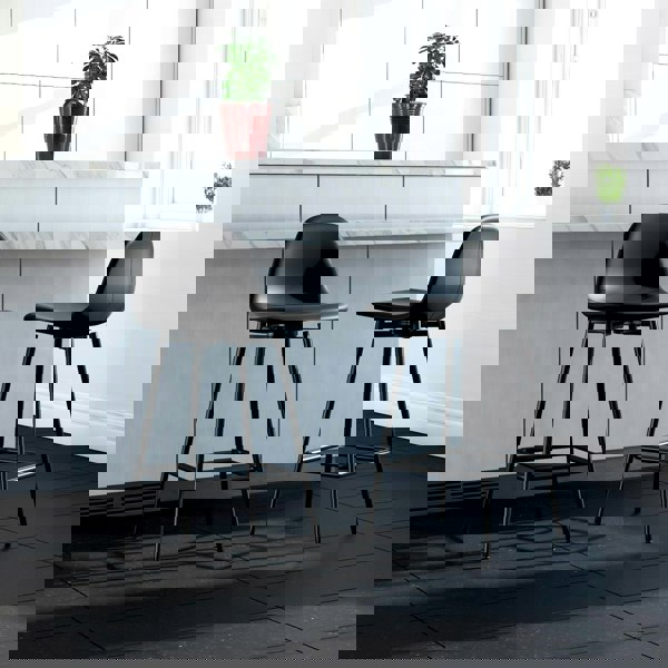 Dorel Home Calvin Counter Stool in Velvet Green