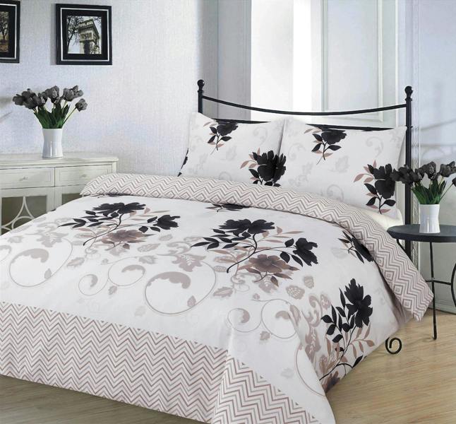Bethany Black Duvet Cover Set
