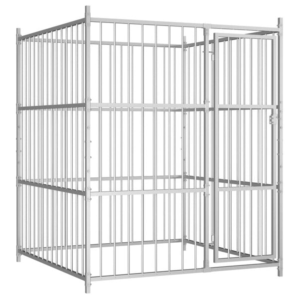 Berkfield Outdoor Dog Kennel 150x150x185 cm