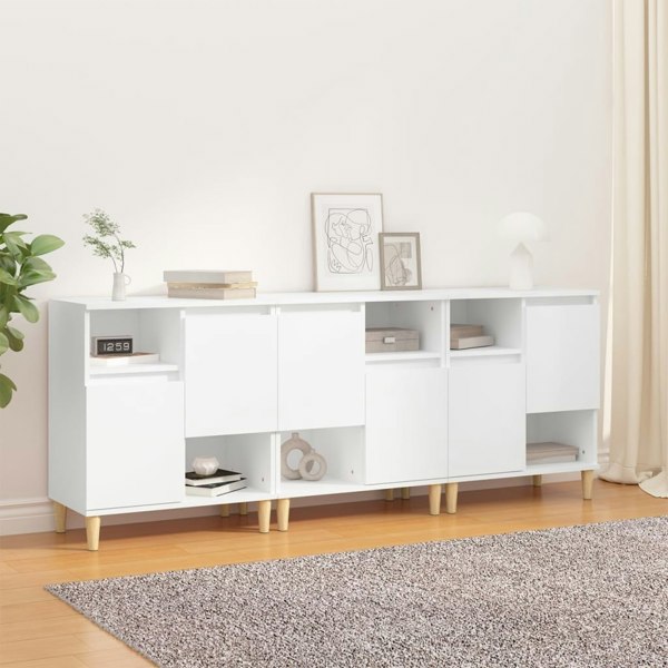 Berkfield Sideboards 3 pcs White 60x35x70 cm Engineered Wood