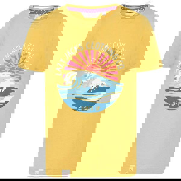 Lazy Jacks Girls Graphic T-Shirt - Lemon