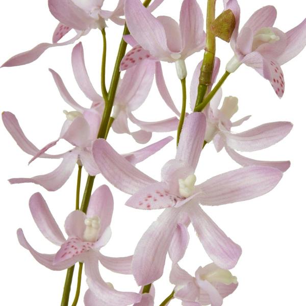 Wyld Haus Set of 3 Artificial Flowers Lilac Cymbidium Sprays