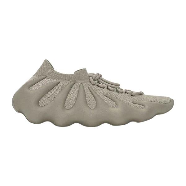 Yeezy Mens 450 Stone Flax Leather Trainers - Grey - 