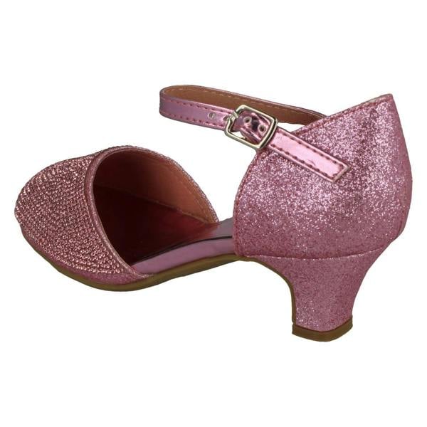 Spot On Girls Spot On Mid Heel Glittery Shoes H3082