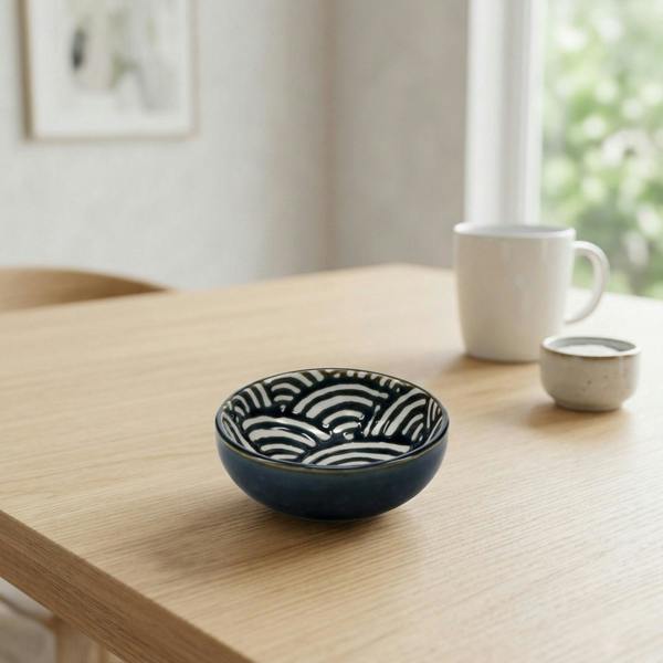 Garden Greatness Discover Waves Pattern Dipping Bowl