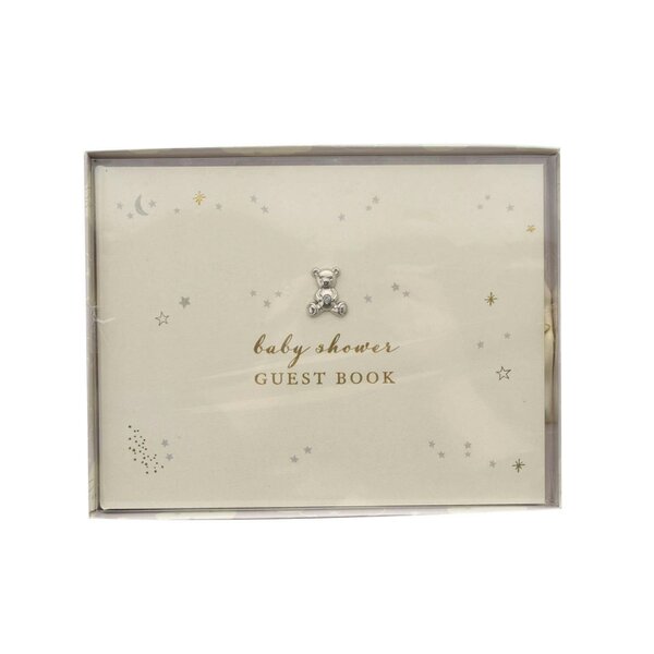 Diletto Gifts Bambino Little Star Baby Shower Guest Book