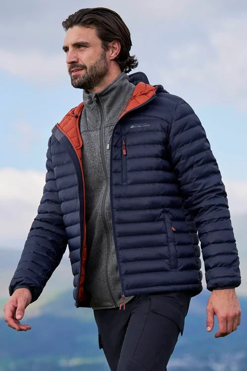 Mountain Warehouse Mens Henry II Extreme Down Filled Padded Jacket - Navy