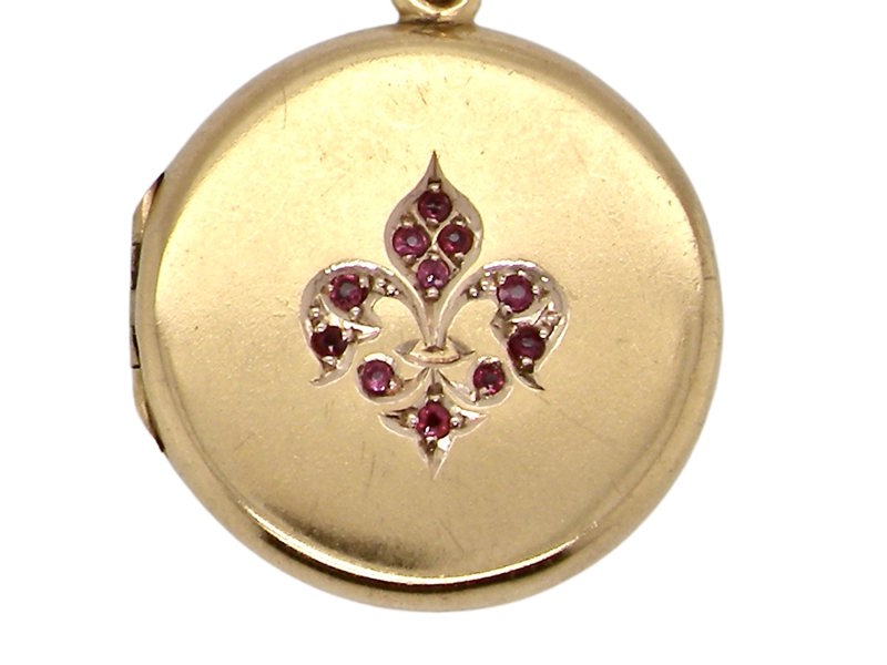 early 20th century gold locket