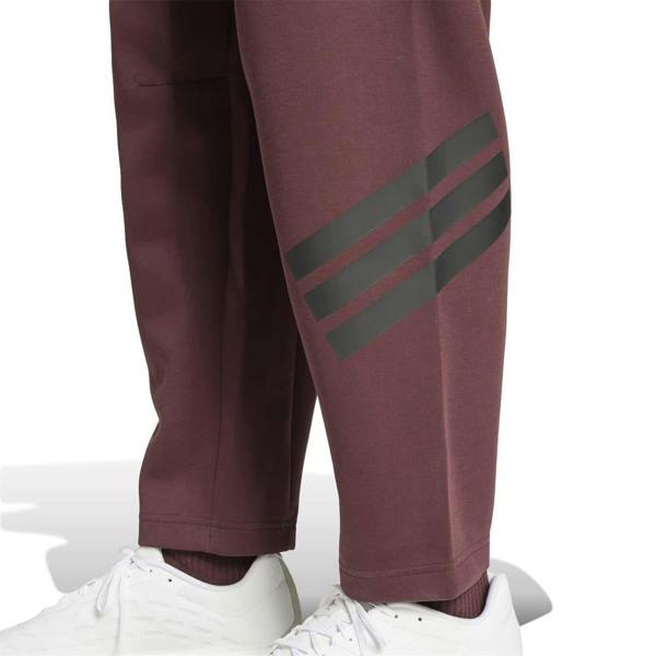 Adidas Mens Future Icons Fleece 3 Stripes Regular Joggers - Ruby Red - 