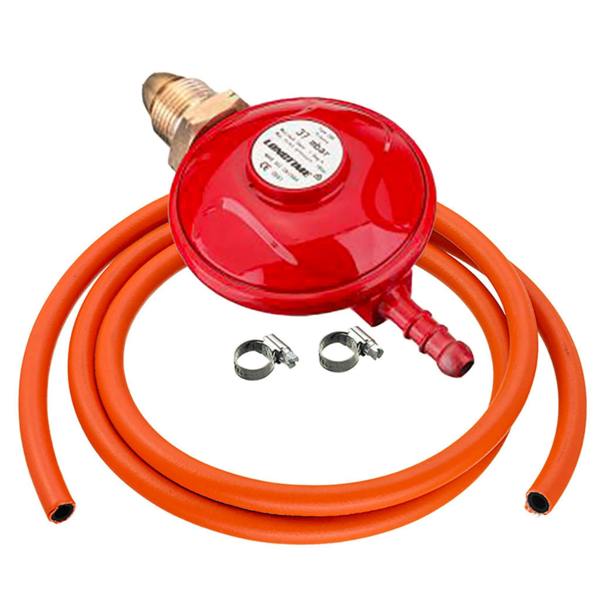 Propane 37mbar Screw-on with hose and 2 clips