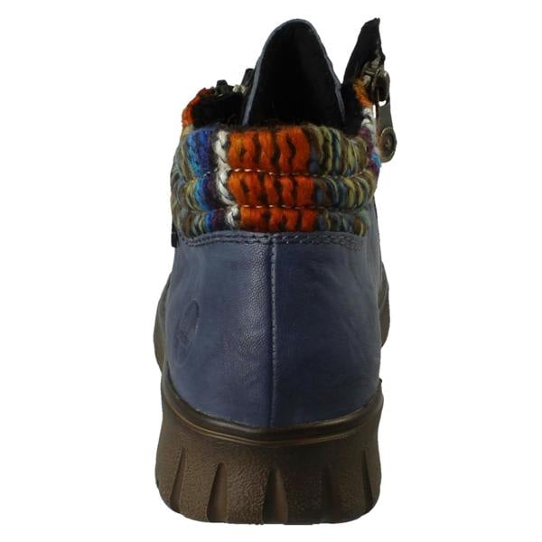 Rieker Ladies Rieker Wide Fit Ankle Boots N1305