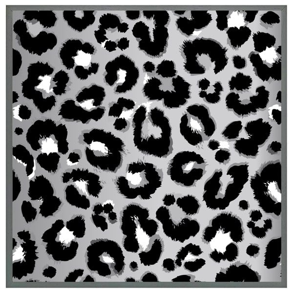 Benjamin Tate Design Silver leopard print (Picutre Frame)