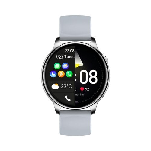 Karen M Smartwatch 1.32" TFT HD Display, IP67, 260mAh, BLE5.0, Heart Rate, BT Calls, Fitcloud Pro - Grey