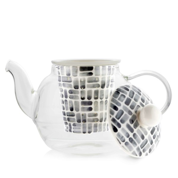 Scandi Home 600ml Kiruna Borosilicate Glass Teapot with Ceramic Infuser